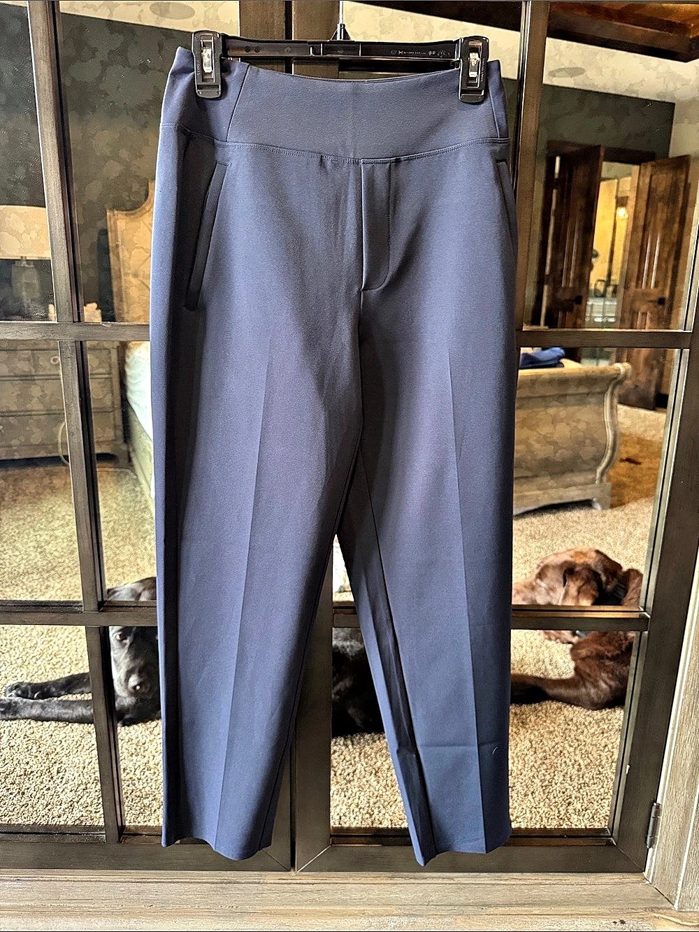 Athleta Endless High Rise Pant Straight Leg Pants Blue Size 2
